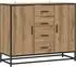 vidaXL Sideboard Artisan-Eiche 92x35x76cm, Holzwerkstoff
