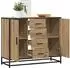 vidaXL Sideboard Artisan-Eiche 92x35x76cm, Holzwerkstoff