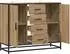 vidaXL Sideboard Artisan-Eiche 92x35x76cm, Holzwerkstoff