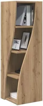 vidaXL Eckregal Holzwerkstoff 4 F&auml;cher 32x32x102cm wei&szlig;