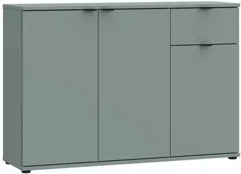 Forte Ganymede Sideboard 3-türig, 1 Schublade, salbei, 119,8cm (18269505-0)