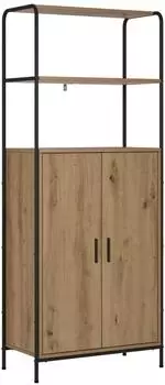 vidaXL Highboard Artisan-Eiche 40x33x161cm Holzwerkstoff