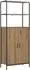 vidaXL Highboard Artisan-Eiche 40x33x161cm Holzwerkstoff