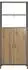 vidaXL Highboard Artisan-Eiche 40x33x161cm Holzwerkstoff