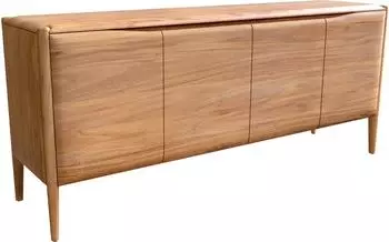 DeLife Sideboard Simcha 175cm Akazie natur, 4 Türen