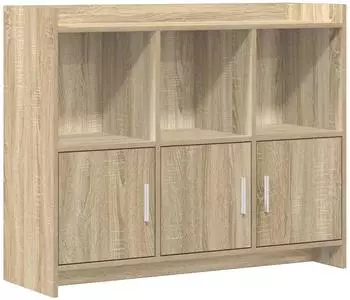 vidaXL Sideboard Sonoma-Eiche 98,5x33x80cm Holzwerkstoff