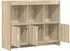 vidaXL Sideboard Sonoma-Eiche 98,5x33x80cm Holzwerkstoff