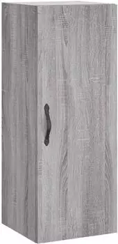 vidaXL Hängeschrank grau Sonoma 34,5x34x90cm Holzwerkstoff (835000)