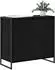 vidaXL Seitenschrank schwarz Eichen-Optik 79x36x75cm