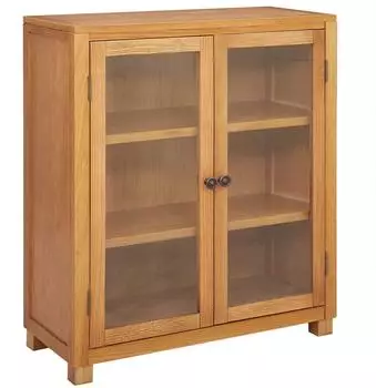 vidaXL Schrank mit Regal und T&uuml;r, braun, 80x35x95cm (4106556)