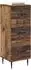 vidaXL Schubladenschrank Altholz 33x34,5x89,5cm (894853)