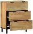 vidaXL Sideboards 2 Stk., braun, 60x33x75cm, Massivholz Mango