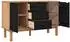 vidaXL OTTA Sideboard schwarz, Kiefernholz massiv, 113,5x43x73cm (42041753)