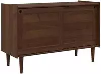 vidaXL Sideboard BILBAO Dunkelkaramell 114 x 45 x 75 cm