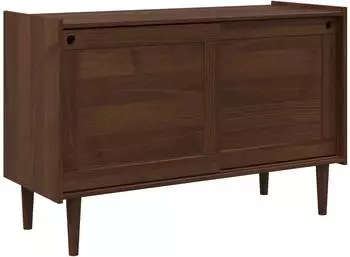 vidaXL Sideboard BILBAO dunkelkaramell, 114x45x75cm
