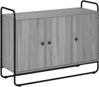 vidaXL Sideboard Sonoma-Grau 102 x 35 x 75 cm Holzwerkstoff