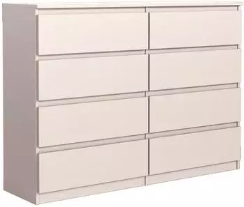 RAUMHIRSCH Kommode 8 Schubladen, Kaschmir, 139x102x39cm (800001522931)