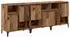vidaXL Sideboard 3er-Set, Holzwerkstoff, Altholz-Optik, 60x35x70cm