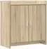 vidaXL Sideboard Sonoma-Eiche 72x36x80cm Holzwerkstoff