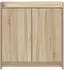 vidaXL Sideboard Sonoma-Eiche 72x36x80cm Holzwerkstoff