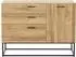en.casa Lavangen Sideboard 3 Schubladen, Eicheoptik, 100x75x35cm