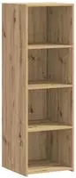 vidaXL Highboard Artisan-Eiche 40 x 41 x 124 cm Holzwerkstoff