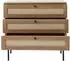 Selsey Mogest Kommode 3 Schubladen, Technorattan-Geflecht, beige (MM5903025017372)