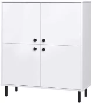 RAUMHIRSCH Venus Highboard weiß, Holzwerkstoff, 100x113x40cm (800001030335)