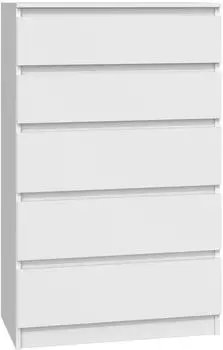 RAUMHIRSCH Kommode weiß, 5 Schubladen, 70x110x40cm (800001457110)