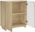 vidaXL Sideboard Sonoma-Eiche, Holzwerkstoff, 67x34,5x75cm