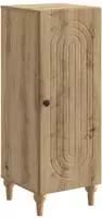 vidaXL Sideboard Artisan-Eiche 33 x 34,5 x 90 cm Holzwerkstoff