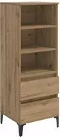 vidaXL Highboard Artisan-Eiche 40 x 36 x 110 cm Holzwerkstoff