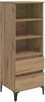 vidaXL Highboard Artisan-Eiche 40x36x110cm Holzwerkstoff