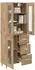 vidaXL Highboard Artisan-Eiche 69,5x34x180cm (Holzwerkstoff)