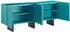 Kawola Sideboard LYNN 4 Türen petrol, 180x75x40cm (800001495318)