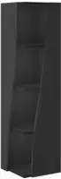 vidaXL Eckschrank 27,5x27x102cm Holzwerkstoff Schwarz