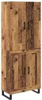 vidaXL Highboard 2 stk. Altholz 69,5 x 34 x 180 cm