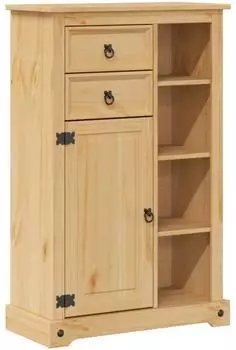 vidaXL Corona Badschrank 70x33x110cm Massivholz Kiefer (4013403)