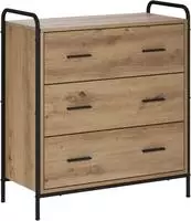 vidaXL Sideboard Artisan-Eiche 97 x 33 x 81 cm Holzwerkstoff