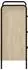 vidaXL Sideboard Sonoma-Eiche, Holzwerkstoff, 97x33x81cm