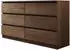 Mirjan24 Kommode Malwa M6 140 mit 6 Schubladen, nussbaum (800001997716)