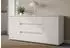 Home Collective Sideboard weiß, 2 Türen & 3 Schubladen, 150x40x70cm