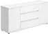Home Collective Sideboard weiß, 2 Türen & 3 Schubladen, 150x40x70cm