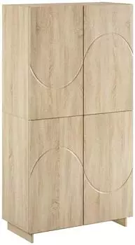 vidaXL Highboard Sonoma-Eiche 79x41x151cm Holzwerkstoff