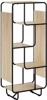 vidaXL Highboard Sonoma-Eiche, Holzwerkstoff, 60x37,5x144cm