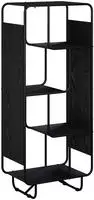 vidaXL Highboard Schwarz Eichen-Optik 60 x 37,5 x 144 cm Holzwerkstoff