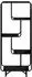 vidaXL Highboard Schwarz Eichen-Optik 60x37,5x144cm Holzwerkstoff