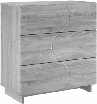 vidaXL Sideboard Sonoma-Grau, Holzwerkstoff, 70x38x75cm
