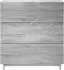 vidaXL Sideboard Sonoma-Grau, Holzwerkstoff, 70x38x75cm