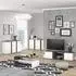 VICCO Novelli Highboard 3 Türen, weiß/anthrazit